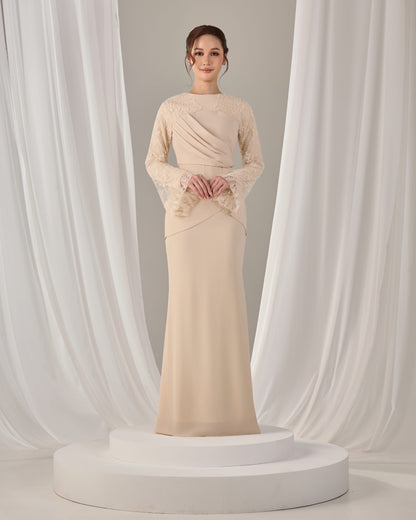 NARISSA DRESS (CHAMPAGNE)