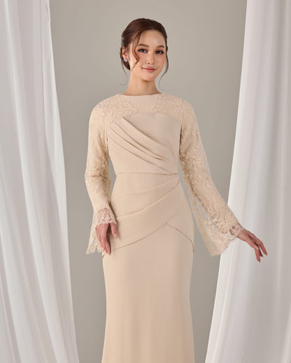 NARISSA DRESS (CHAMPAGNE)
