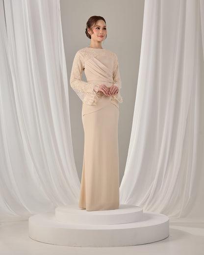 NARISSA DRESS (CHAMPAGNE)