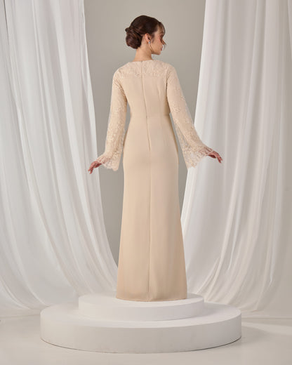 NARISSA DRESS (CHAMPAGNE)