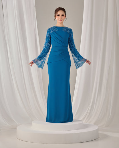 MINOR DEFECT NARISSA DRESS (TEAL BLUE)