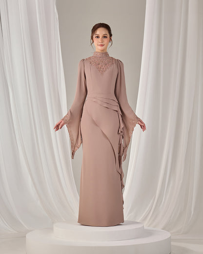 MINOR DEFECT AVELIA DRESS (KHAKI)