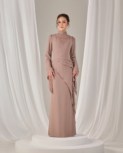 MINOR DEFECT AVELIA DRESS (KHAKI)