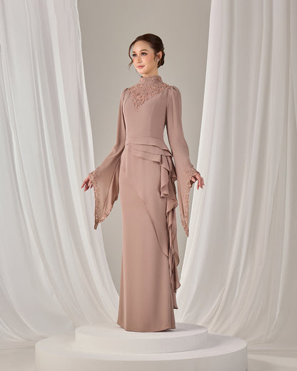 MINOR DEFECT AVELIA DRESS (KHAKI)