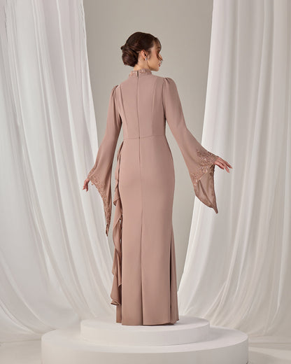 MINOR DEFECT AVELIA DRESS (KHAKI)