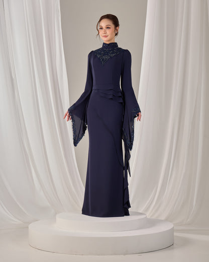 AVELIA DRESS (NAVY BLUE)