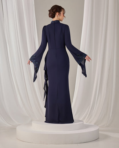 AVELIA DRESS (NAVY BLUE)