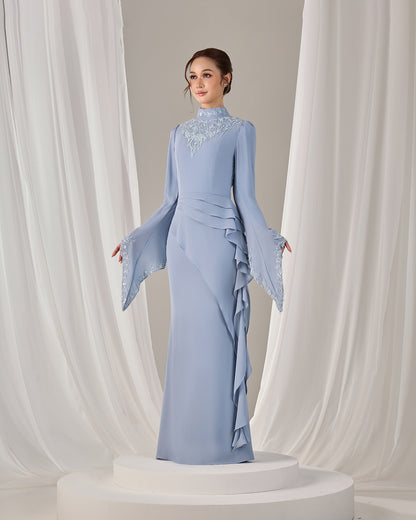 AVELIA DRESS (ASH BLUE)