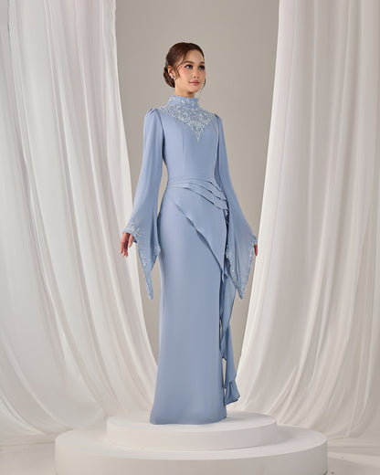 AVELIA DRESS (ASH BLUE)