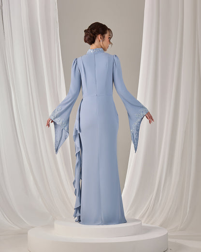 MINOR DEFECT AVELIA DRESS (ASH BLUE)