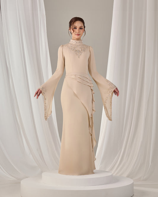 AVELIA DRESS (CHAMPAGNE)
