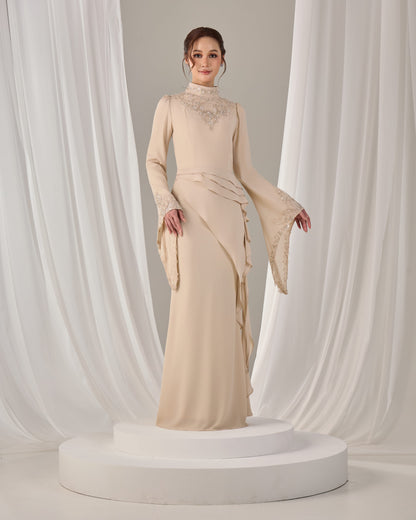 AVELIA DRESS (CHAMPAGNE)