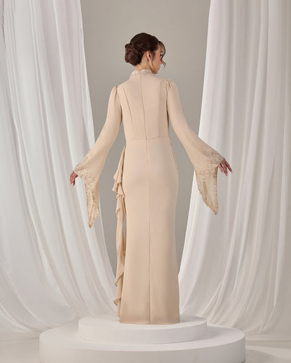 MINOR DEFECT AVELIA DRESS (CHAMPAGNE)