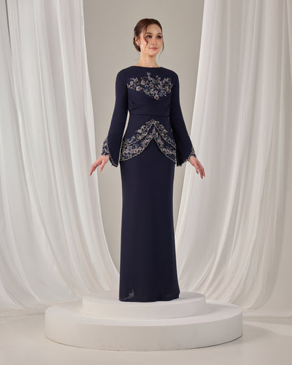 NELLY DRESS (NAVY BLUE)