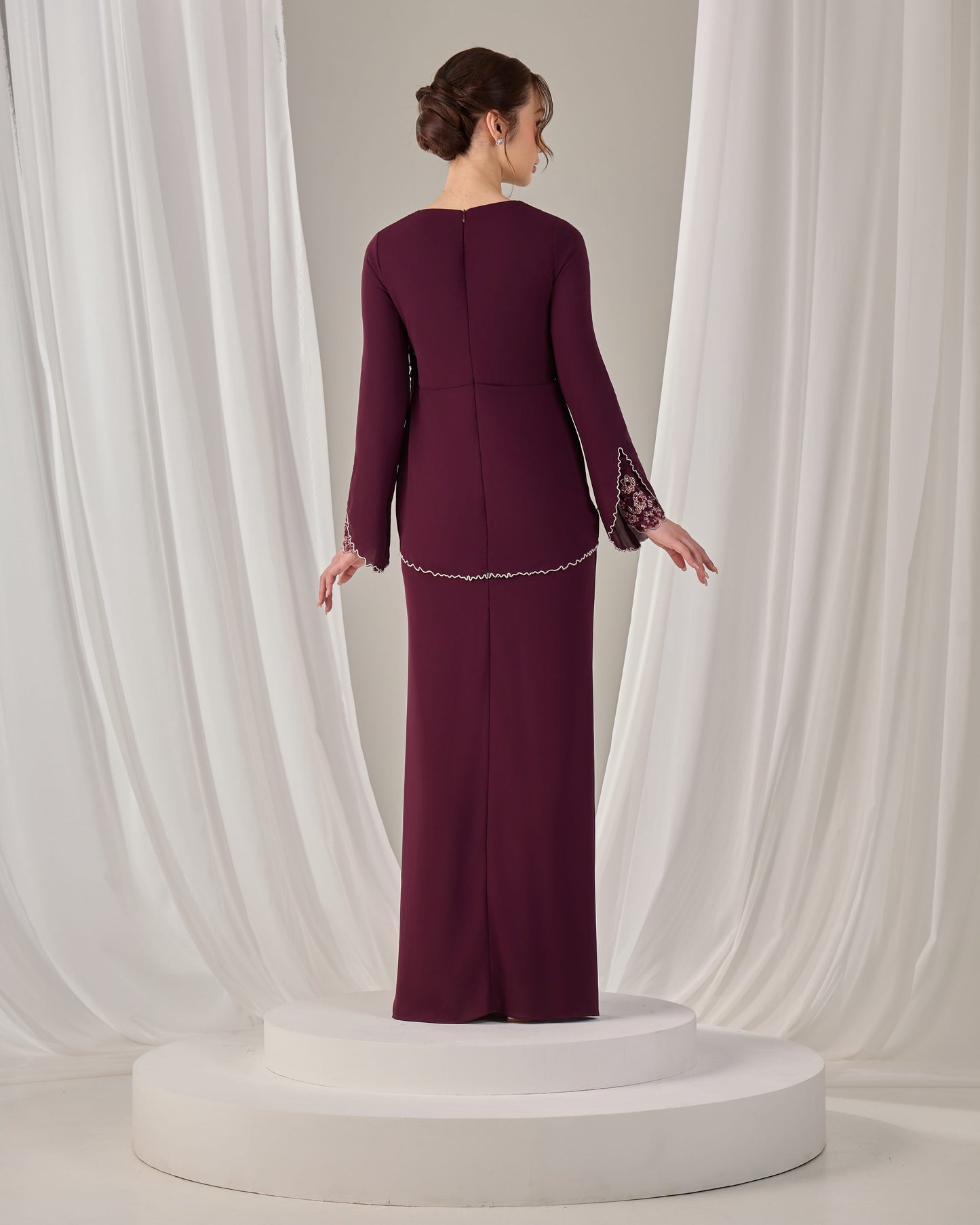 NELLY DRESS (PUPLE PLUM)