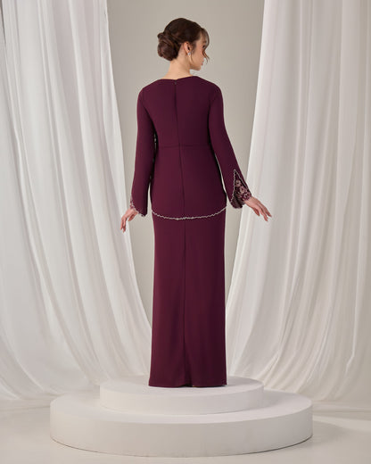 NELLY DRESS (PUPLE PLUM)