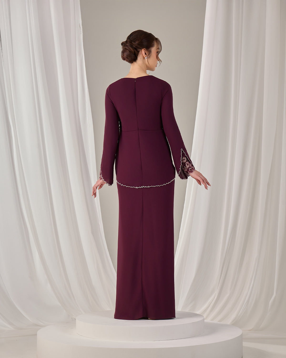 NELLY DRESS (PUPLE PLUM)
