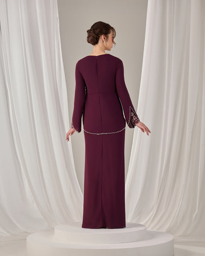 NELLY DRESS (PUPLE PLUM)