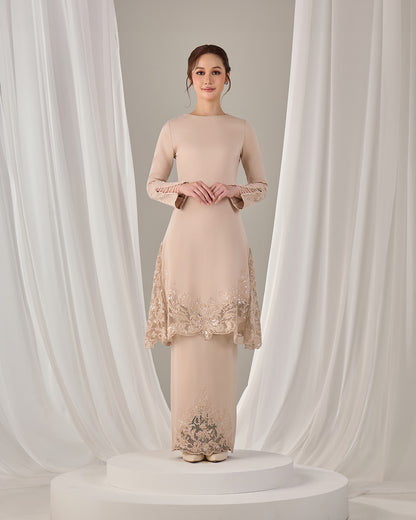 MINOR DEFECT SURI BRIDE KURUNG (CHAMPAGNE)