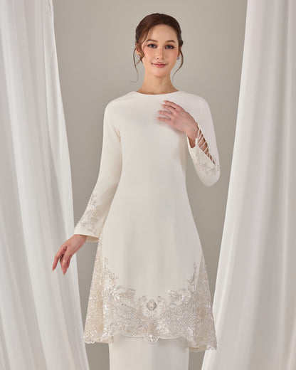 MINOR DEFECT SURI BRIDE KURUNG (OFF WHITE)