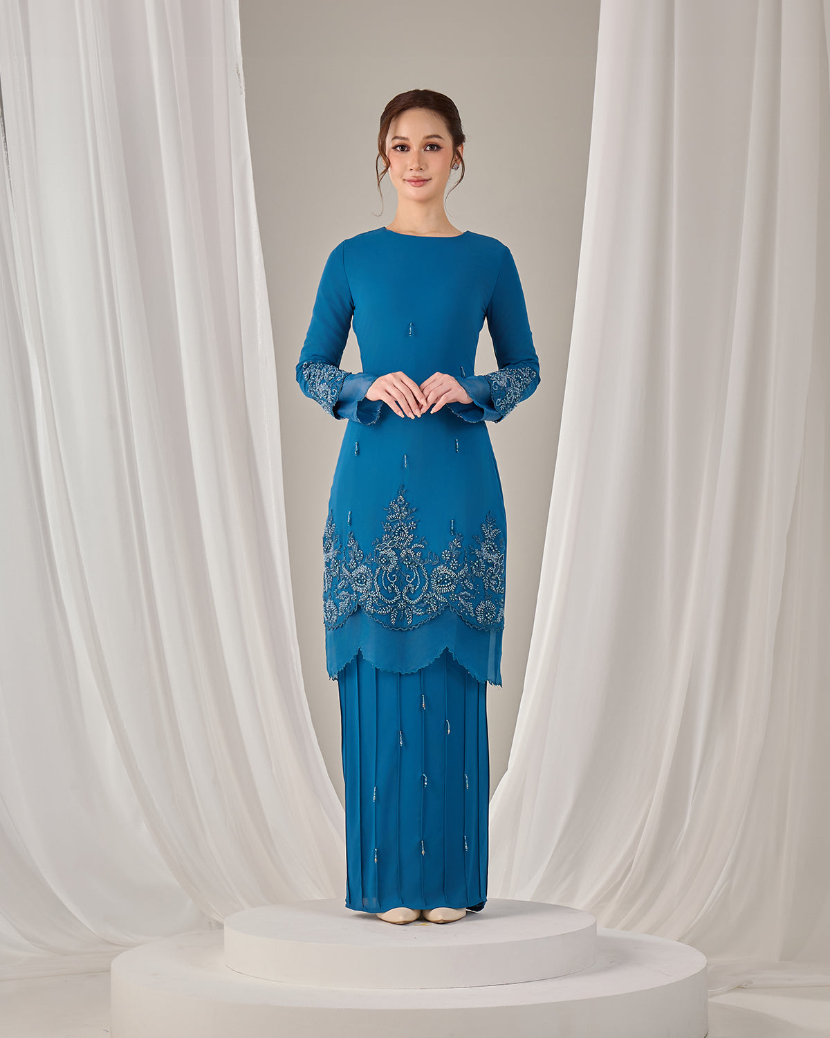 DARIYA KURUNG (TEAL BLUE)