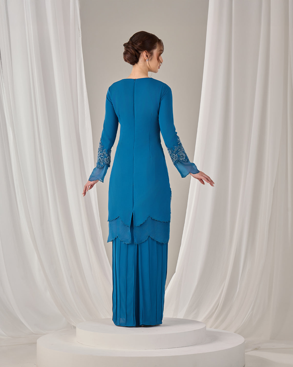 DARIYA KURUNG (TEAL BLUE)