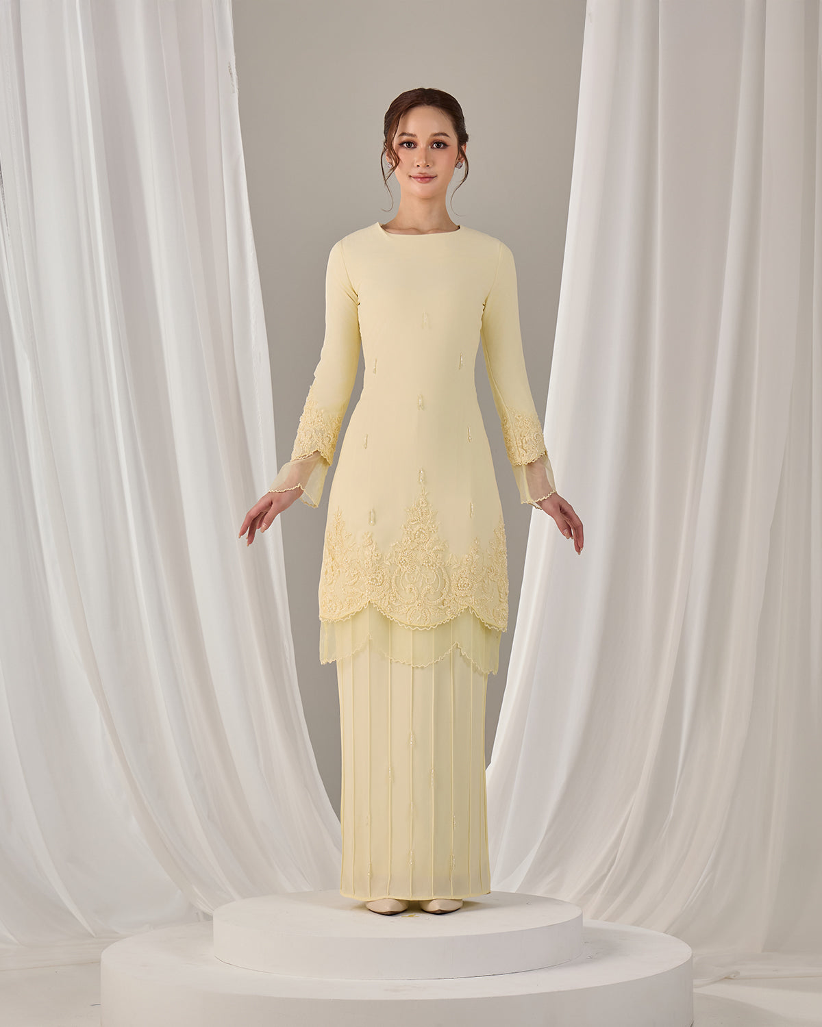 MINOR DEFECT DARIYA KURUNG (LIGHT YELLOW)