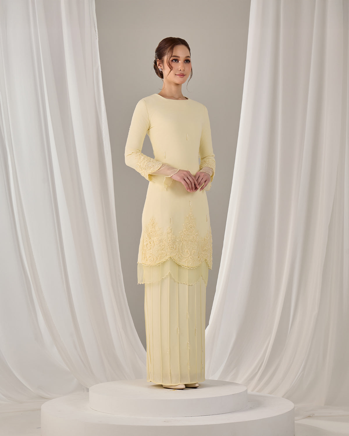 MINOR DEFECT DARIYA KURUNG (LIGHT YELLOW)