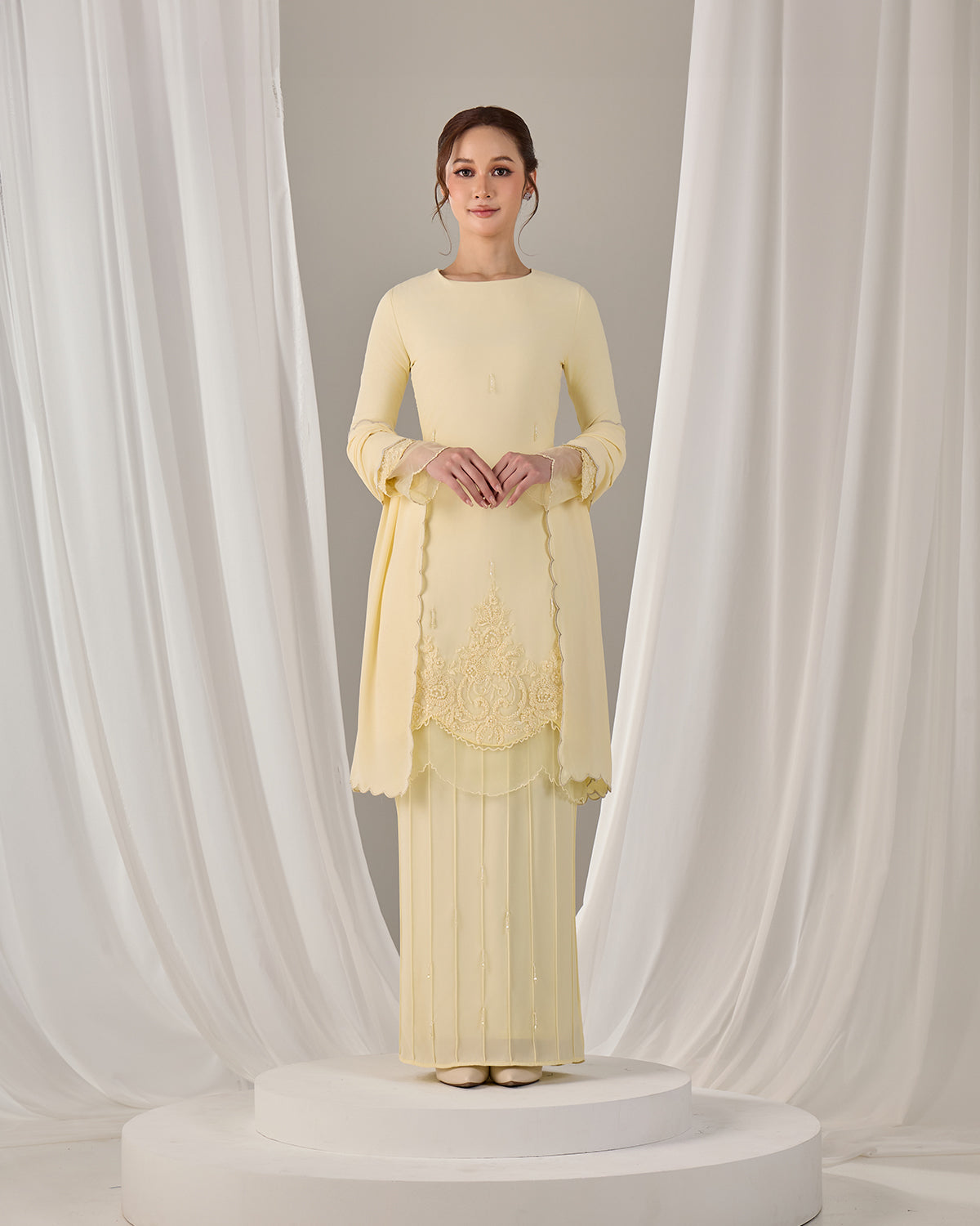 MINOR DEFECT DARIYA KURUNG (LIGHT YELLOW)