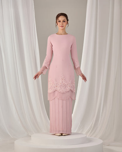 MINOR DEFECT DARIYA BRIDE KURUNG (DUSTY PINK)