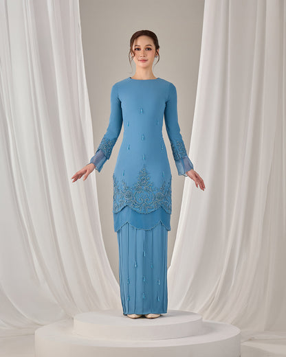 DARIYA KURUNG (DIAMOND TEAL BLUE)