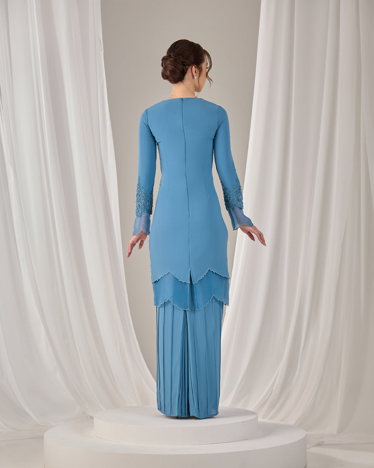 MINOR DEFECT DARIYA KURUNG (DIAMOND TEAL BLUE)
