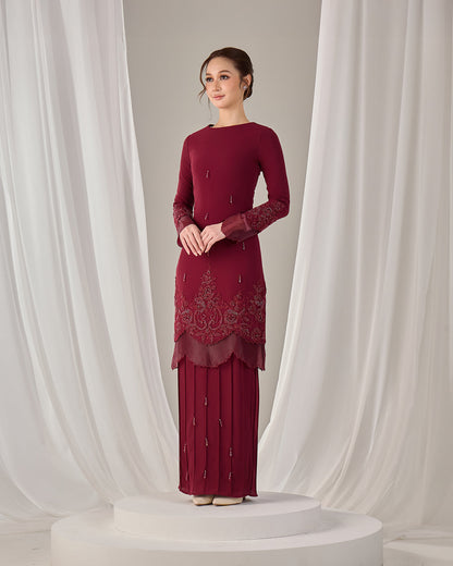 DARIYA KURUNG (BURGUNDY)