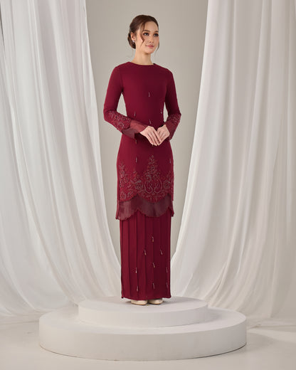 DARIYA KURUNG (BURGUNDY)