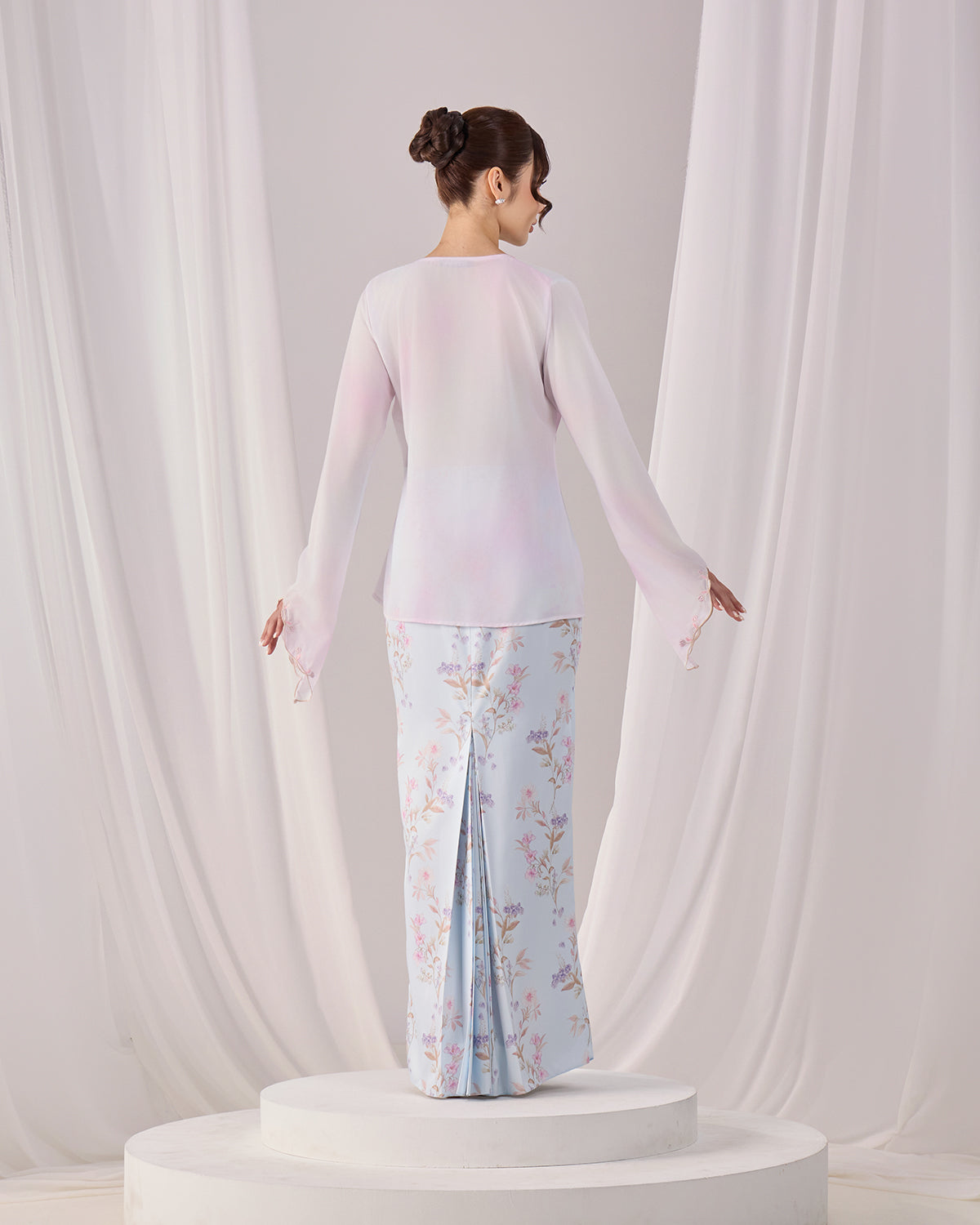 LINEA MINI KURUNG (BLUE PINK)