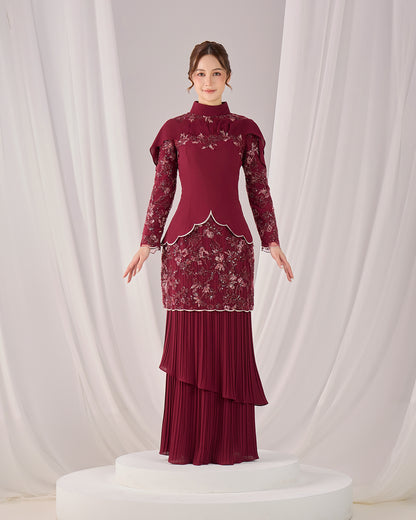 MINOR DEFECT ALARA KURUNG (BURGUNDY)