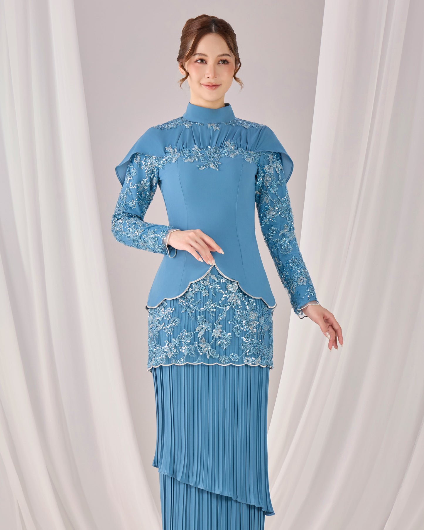 ALARA KURUNG (DIAMOND TEAL BLUE)