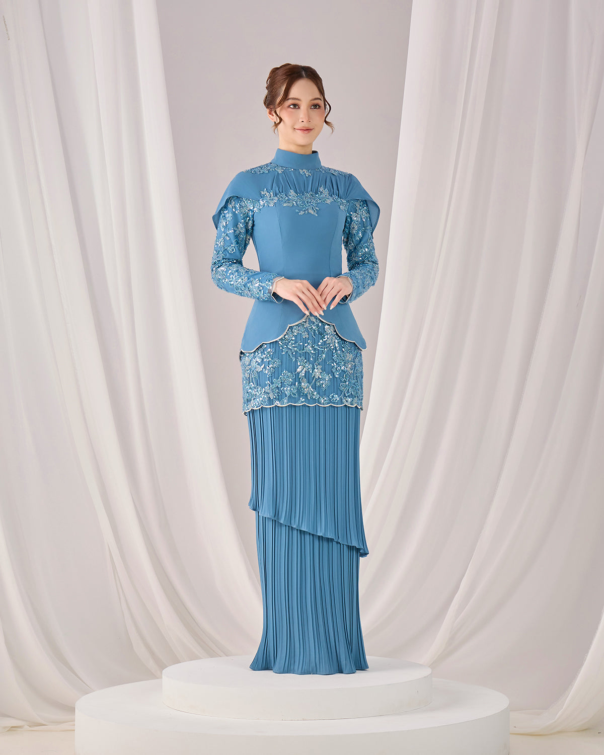 ALARA KURUNG (DIAMOND TEAL BLUE)