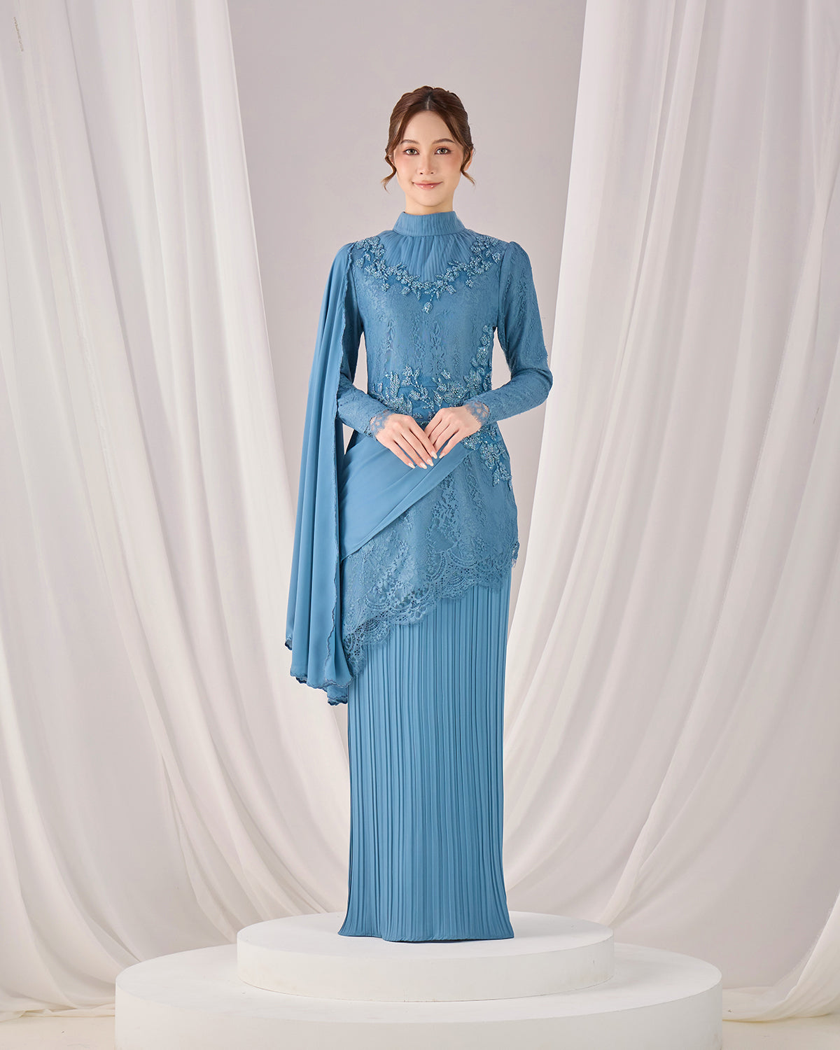 AYSEL KURUNG (DIAMOND TEAL BLUE)