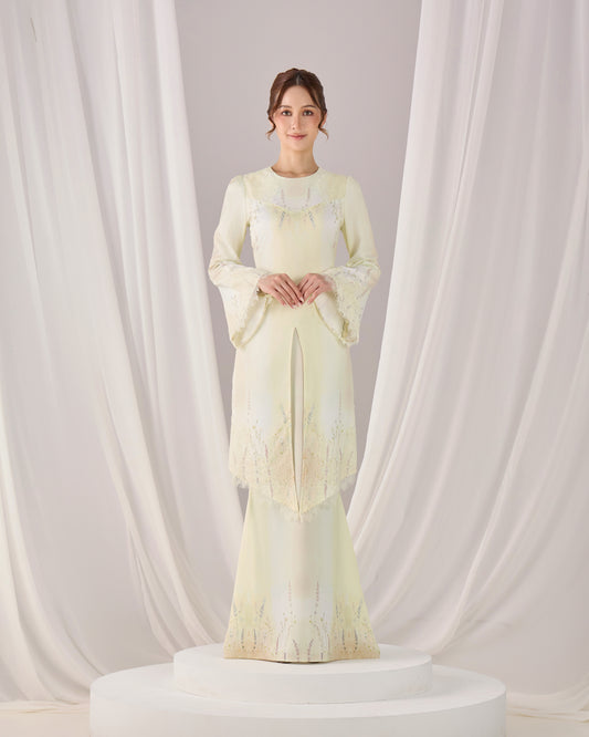 AUDREY KEBAYA (LIGHT YELLOW)