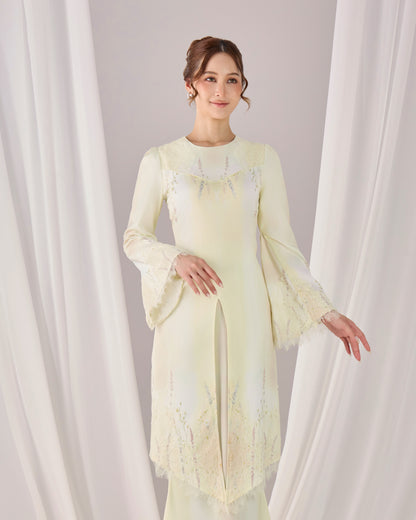 AUDREY KEBAYA (LIGHT YELLOW)