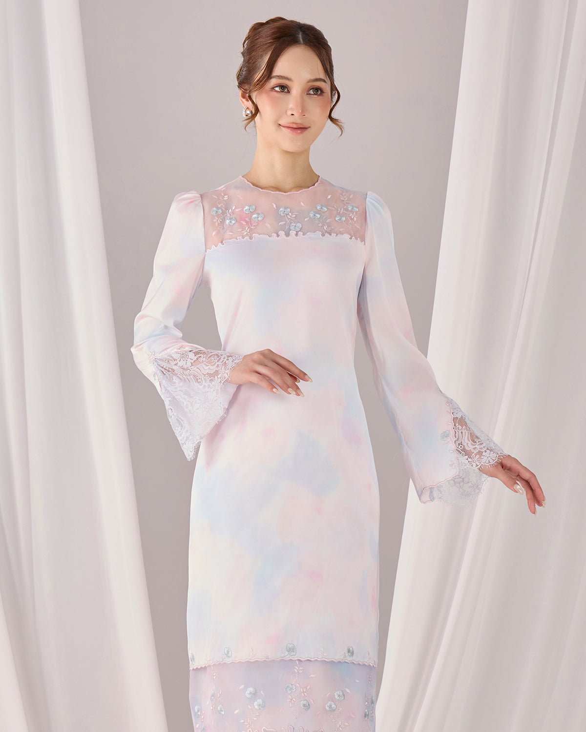 FREESIA KURUNG (BLUE PINK)