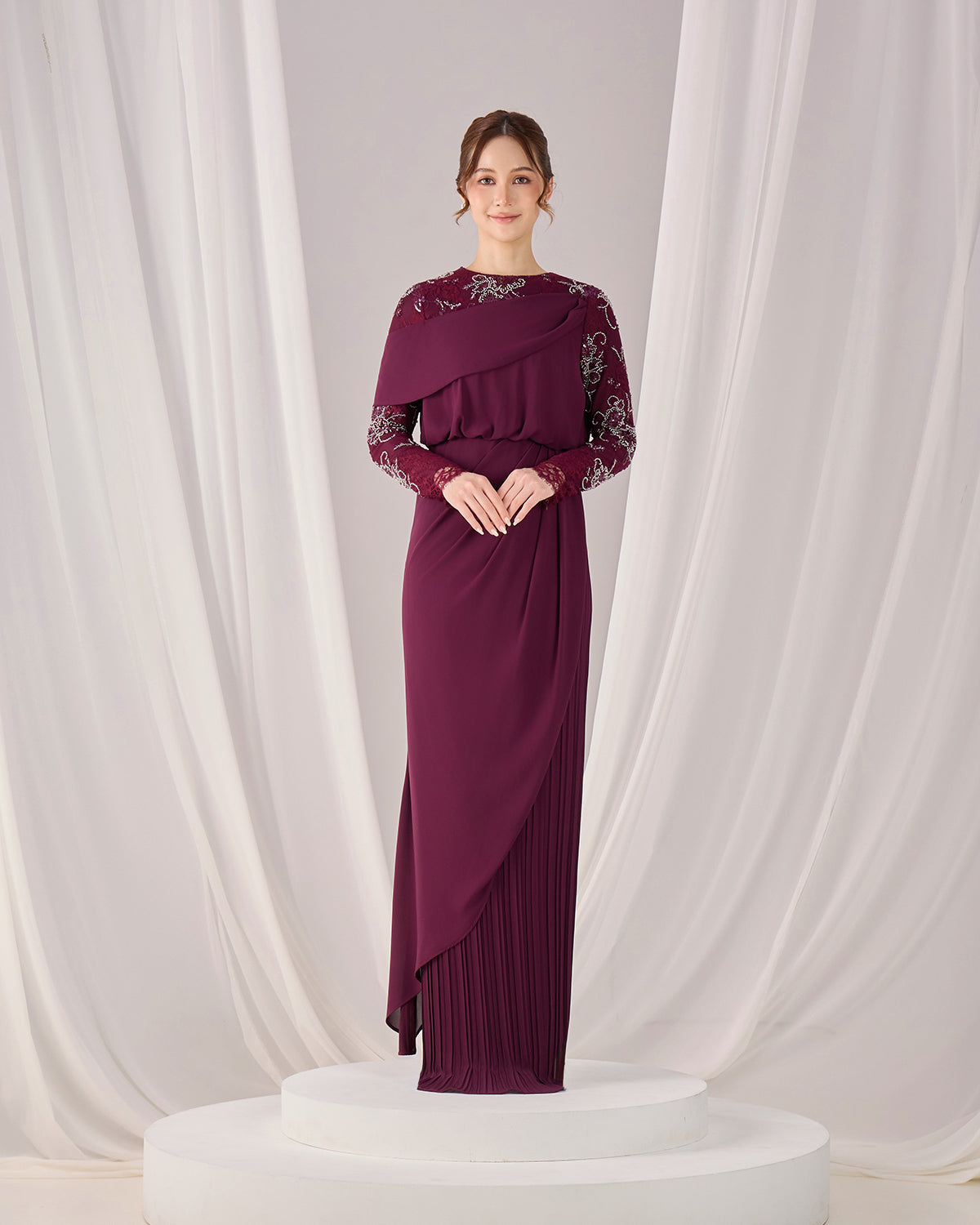 EMERY DRESS (PURPLE PLUM)