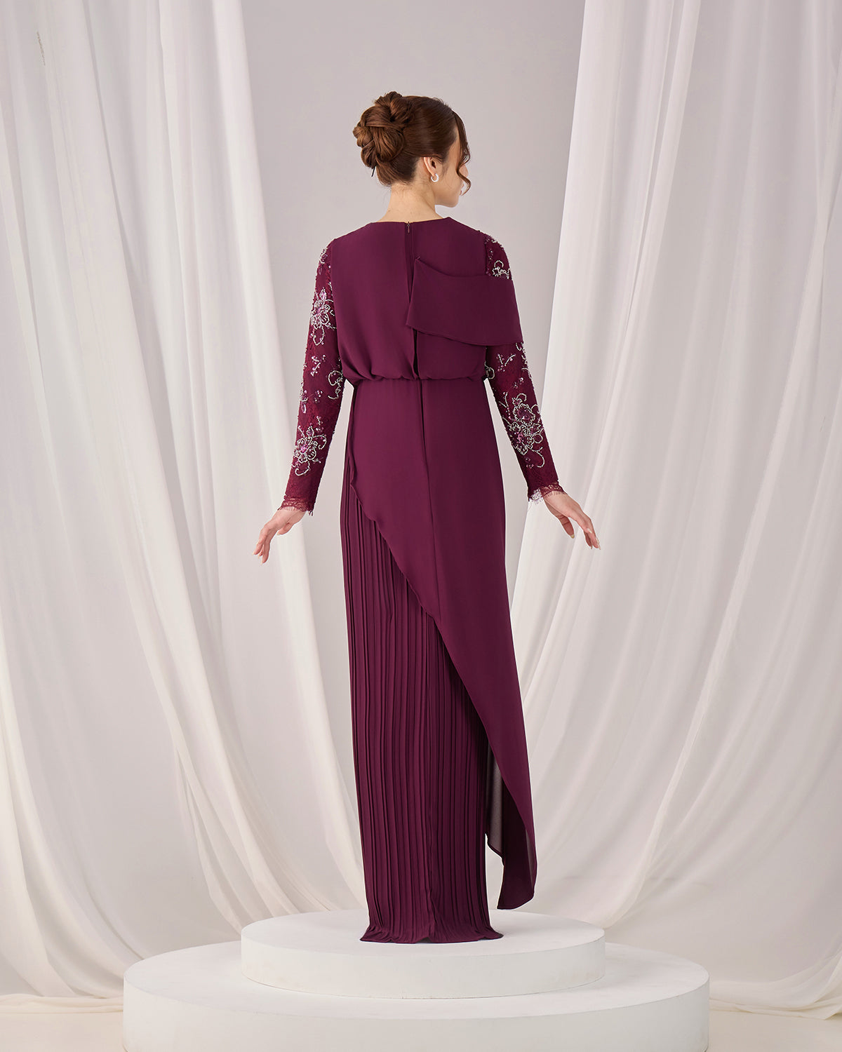 MINOR DEFECT EMERY DRESS (PURPLE PLUM)