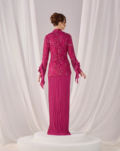 MINOR DEFECT CAYLYN KURUNG (DARK FUCHSIA)