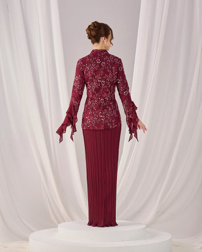 CAYLYN KURUNG (BURGUNDY)