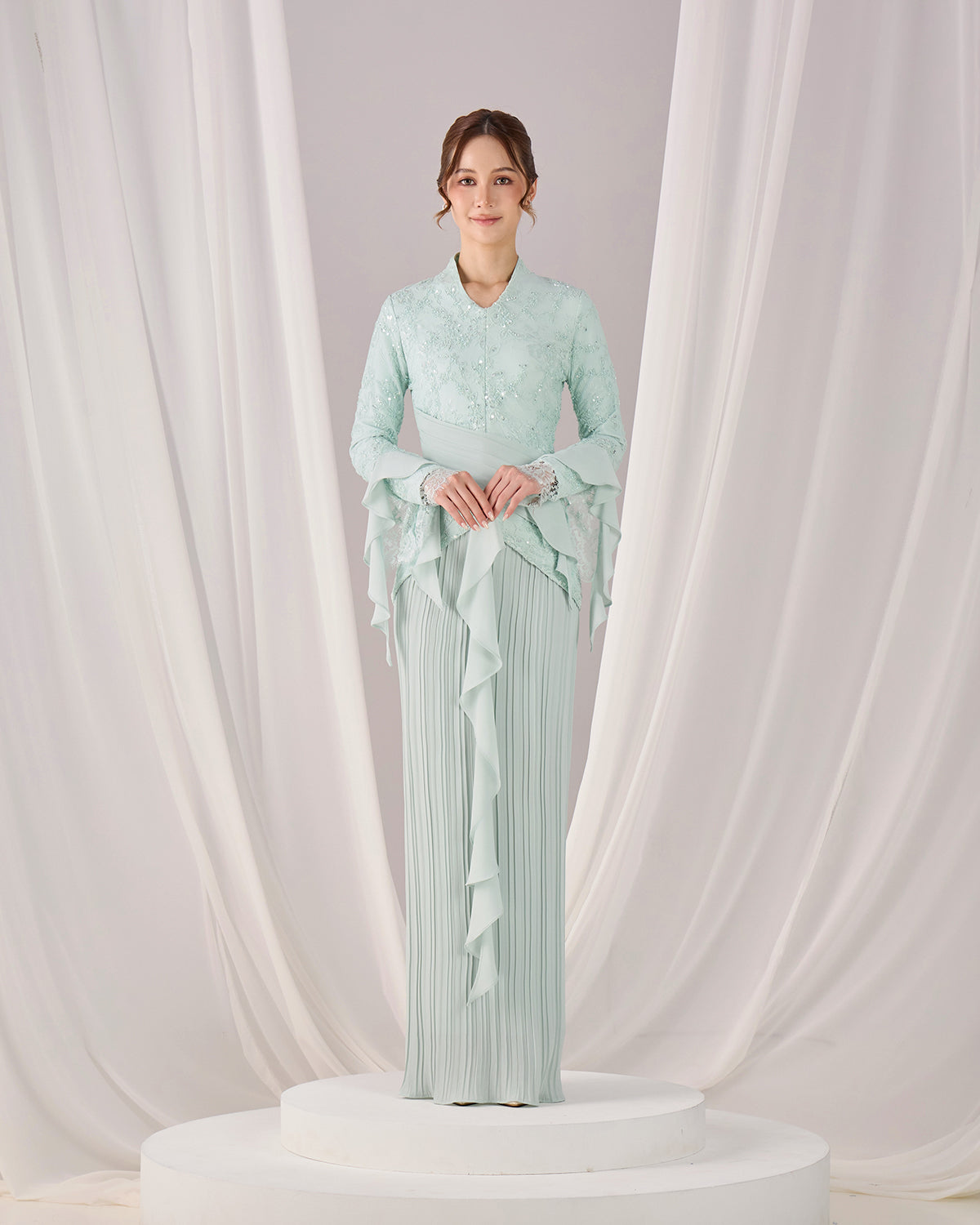 MINOR DEFECT CAYLYN KURUNG (MINT GREEN)