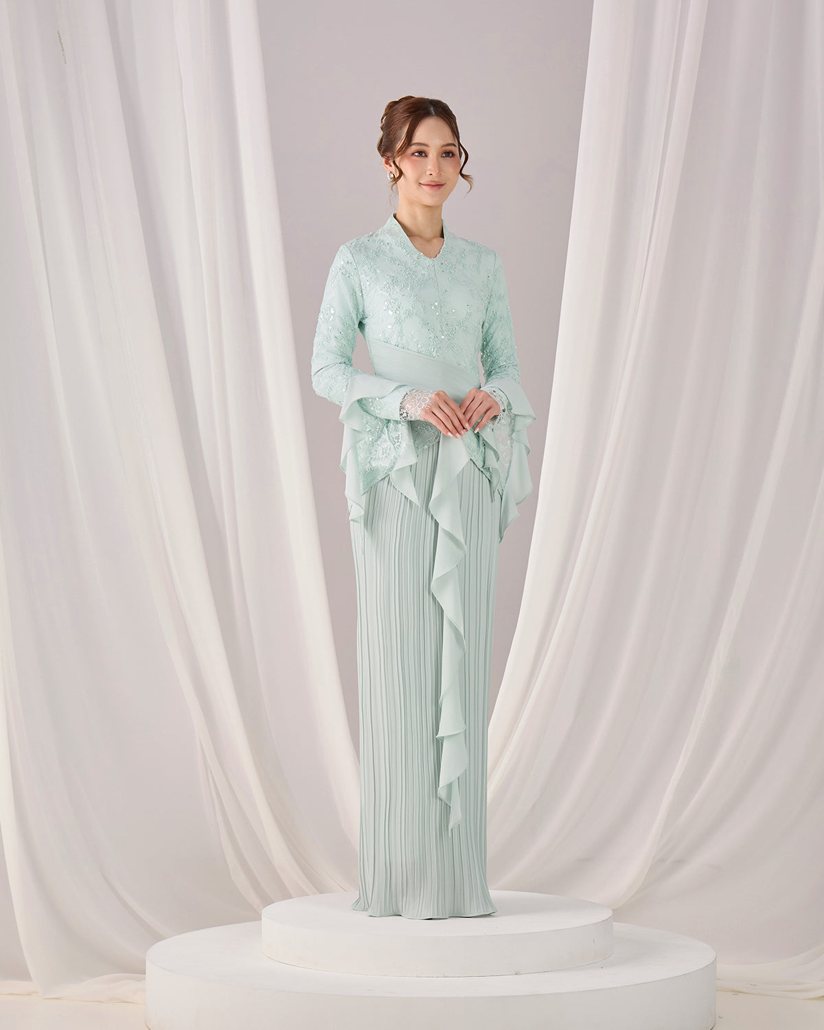 MINOR DEFECT CAYLYN KURUNG (MINT GREEN)