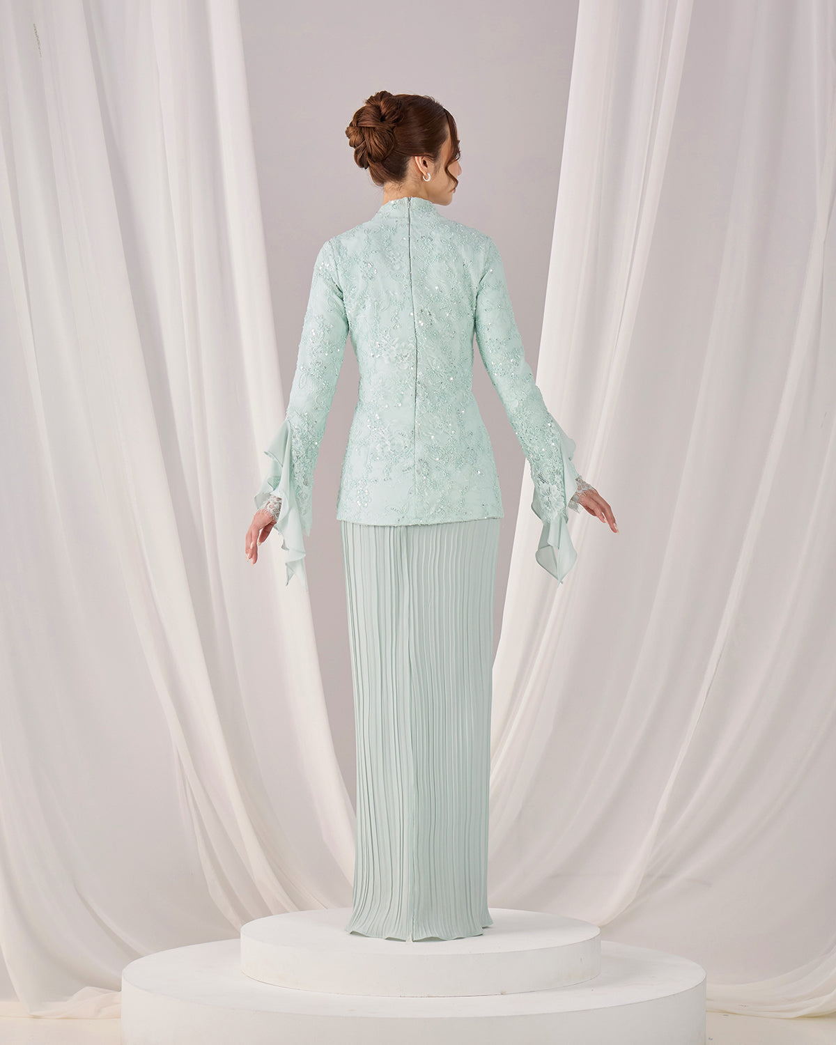MINOR DEFECT CAYLYN KURUNG (MINT GREEN)