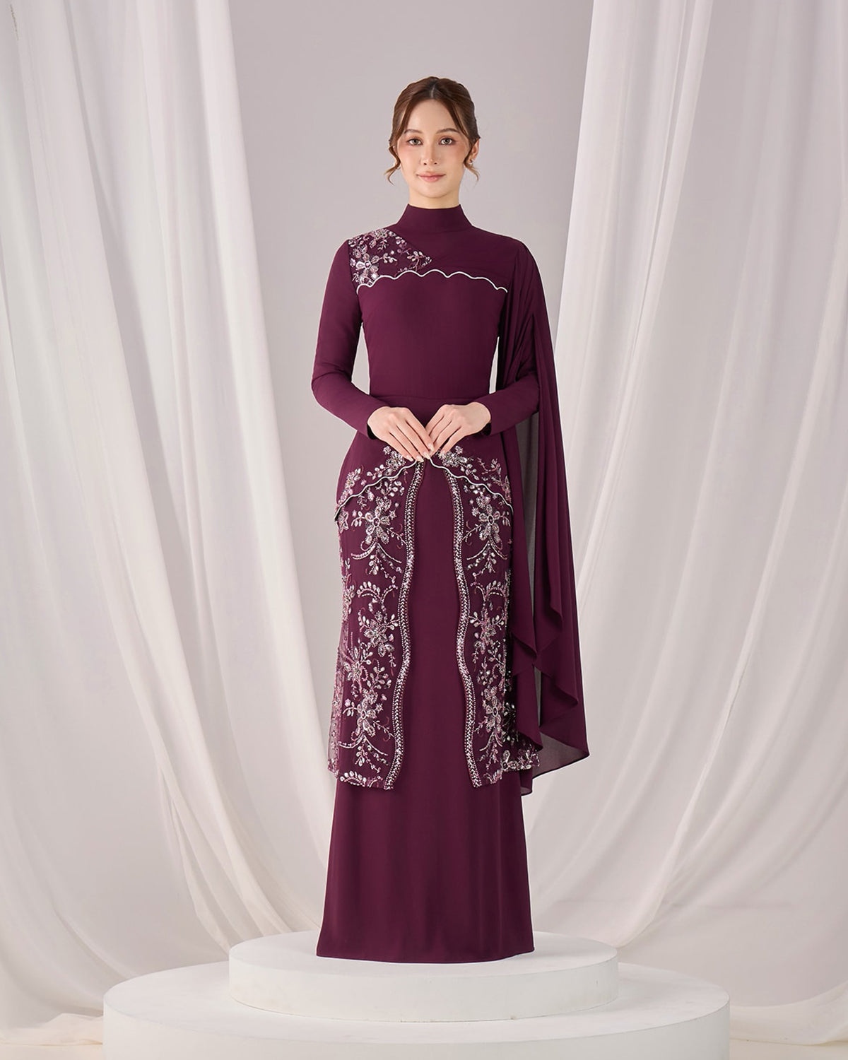 THEA DRESS (PURPLE PLUM)